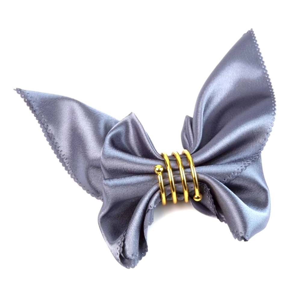 🍽🔸️Spiral Gold Napkin Rings